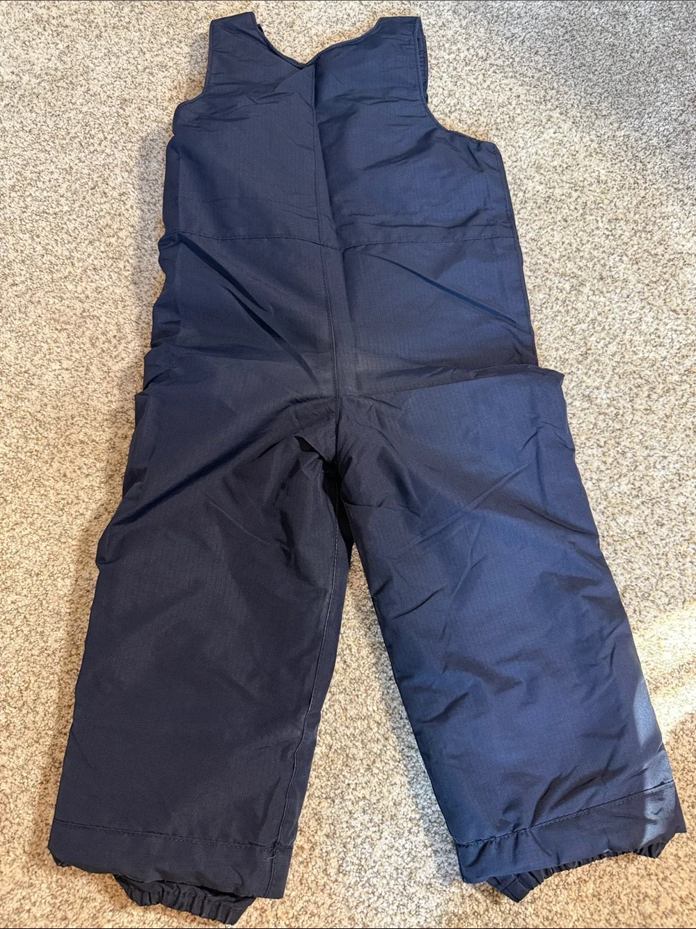 The Children's Place Navy Snow Overalls
